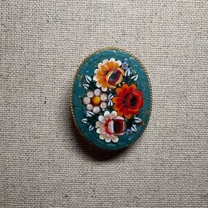 Vintage | Italian Micro Mosaic Brooch